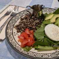 Quinoa and Poached Egg Salad